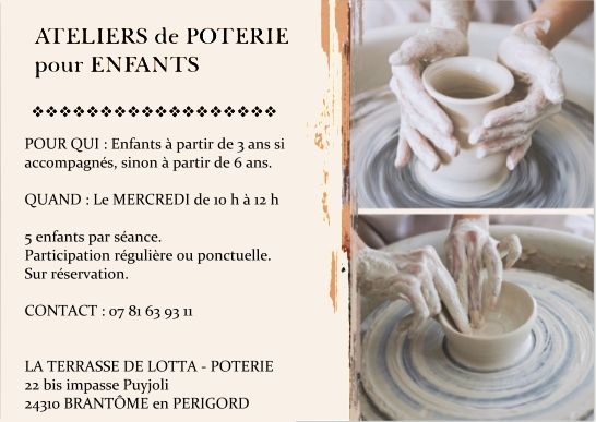 ATELIERS ENFANTS HEBDOMADAIRES